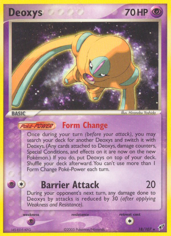 Deoxys (18/107) [EX: Deoxys] | Total Play