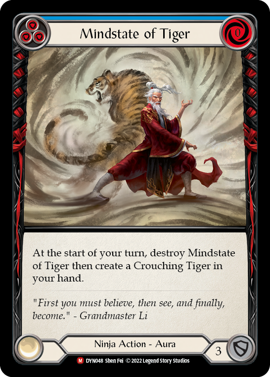 Mindstate of Tiger [DYN048] (Dynasty)  Rainbow Foil | Total Play