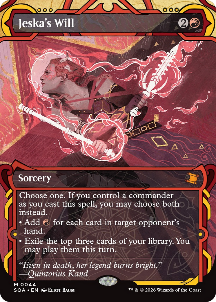 Jeska's Will [Secrets of Strixhaven: Mystical Archive] | Total Play