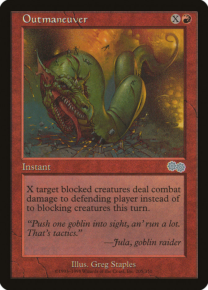 Outmaneuver [Urza's Saga] | Total Play