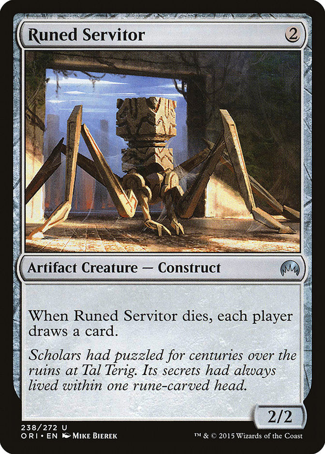 Runed Servitor [Magic Origins] | Total Play