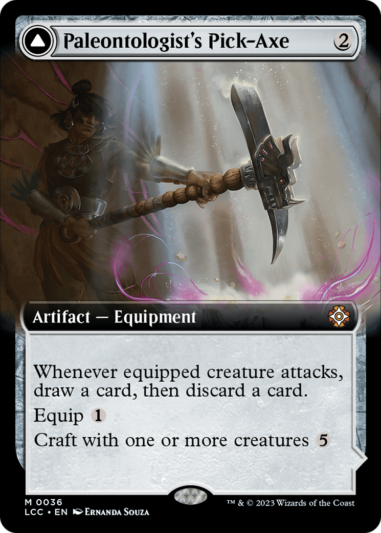 Paleontologist's Pick-Axe (Extended Art) [The Lost Caverns of Ixalan Commander] | Total Play