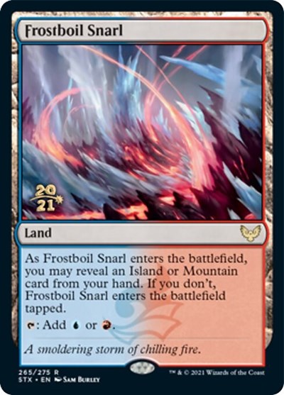 Frostboil Snarl [Strixhaven: School of Mages Prerelease Promos] | Total Play
