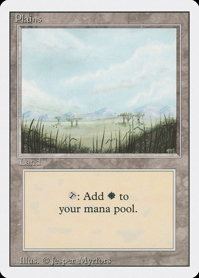 Plains (Trees on Plain / Signature on Right) [Revised Edition] | Total Play