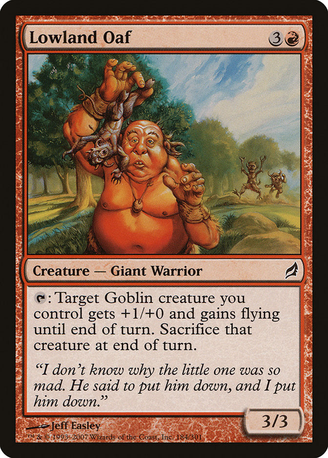 Lowland Oaf [Lorwyn] | Total Play