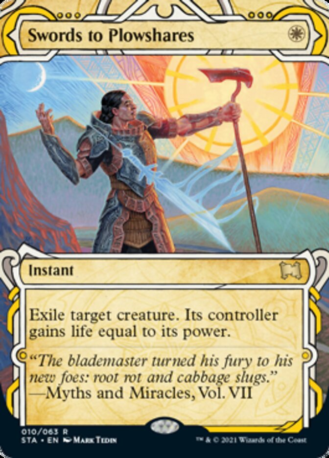 Swords to Plowshares (Foil Etched) [Strixhaven: Mystical Archive] | Total Play