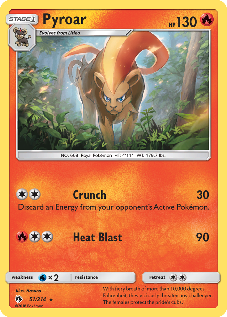 Pyroar (51/214) [Sun & Moon: Lost Thunder] | Total Play