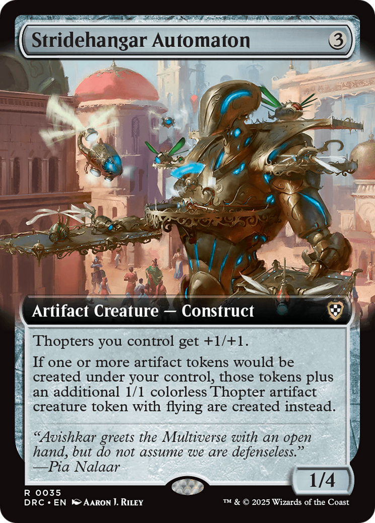 Stridehangar Automaton (Extended Art) [Aetherdrift Commander] | Total Play