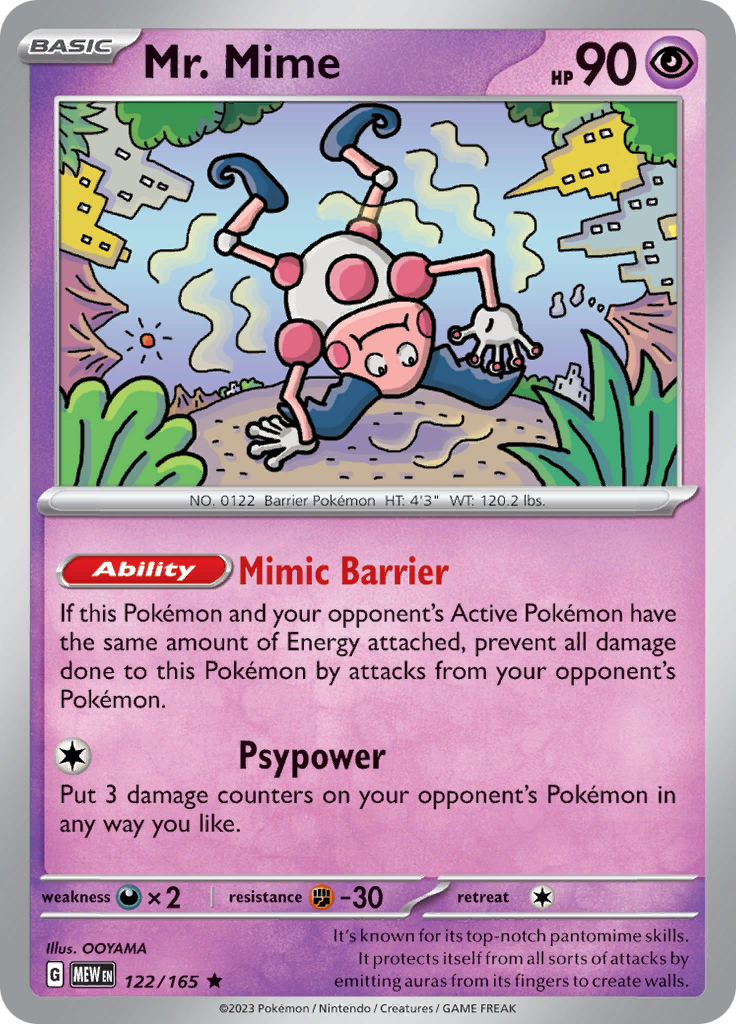 Mr. Mime (122/165) [Scarlet & Violet: 151] | Total Play