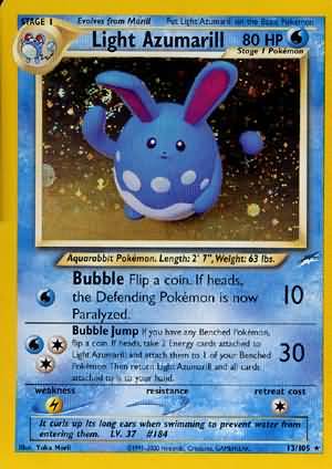 Light Azumarill (13/105) [Neo Destiny Unlimited] | Total Play