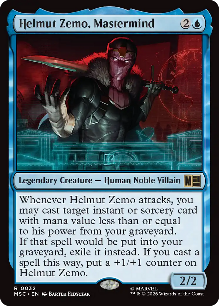 Helmut Zemo, Mastermind (Surge Foil) [Marvel Super Heroes Commander] | Total Play