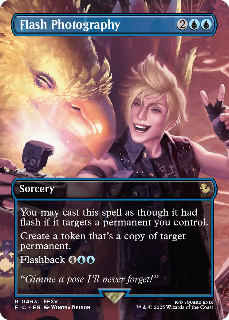 Flash Photography (Borderless) [FINAL FANTASY Commander] | Total Play