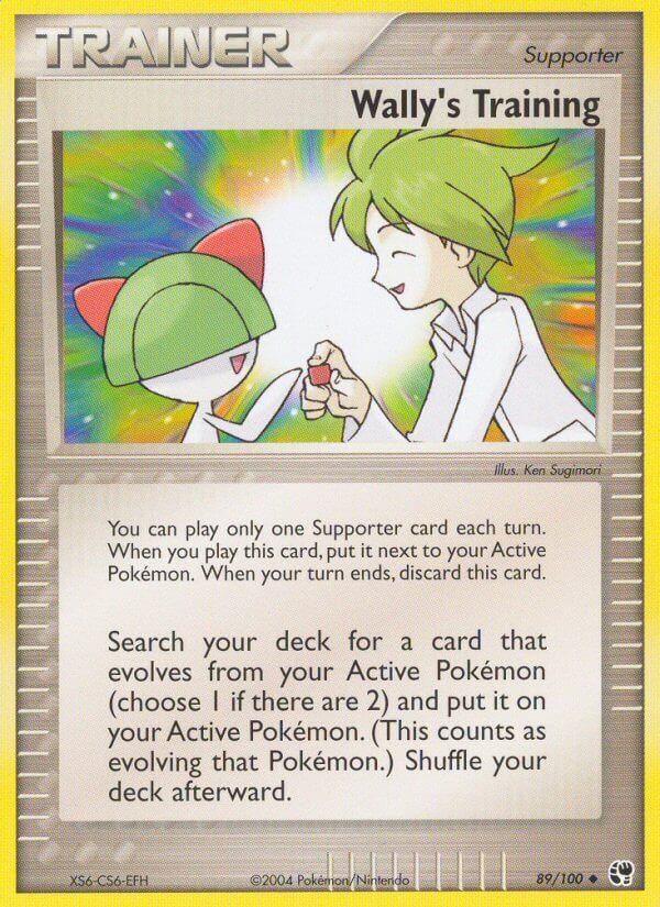 Wally's Training (89/100) [EX: Battle Stadium] | Total Play