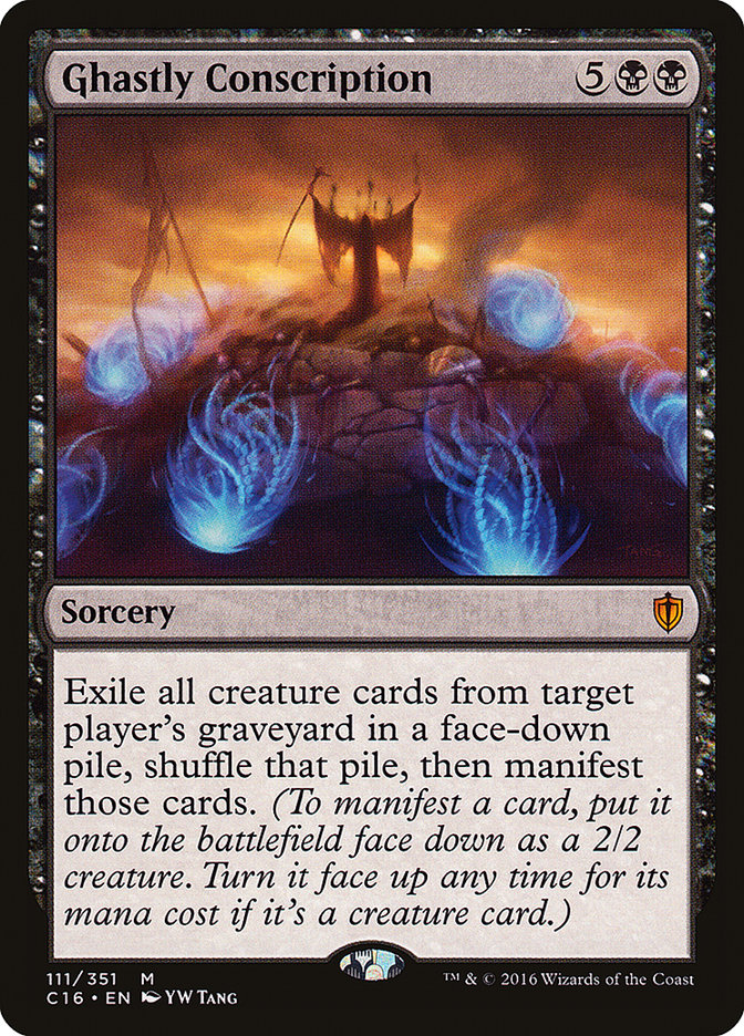 Ghastly Conscription [Commander 2016] | Total Play