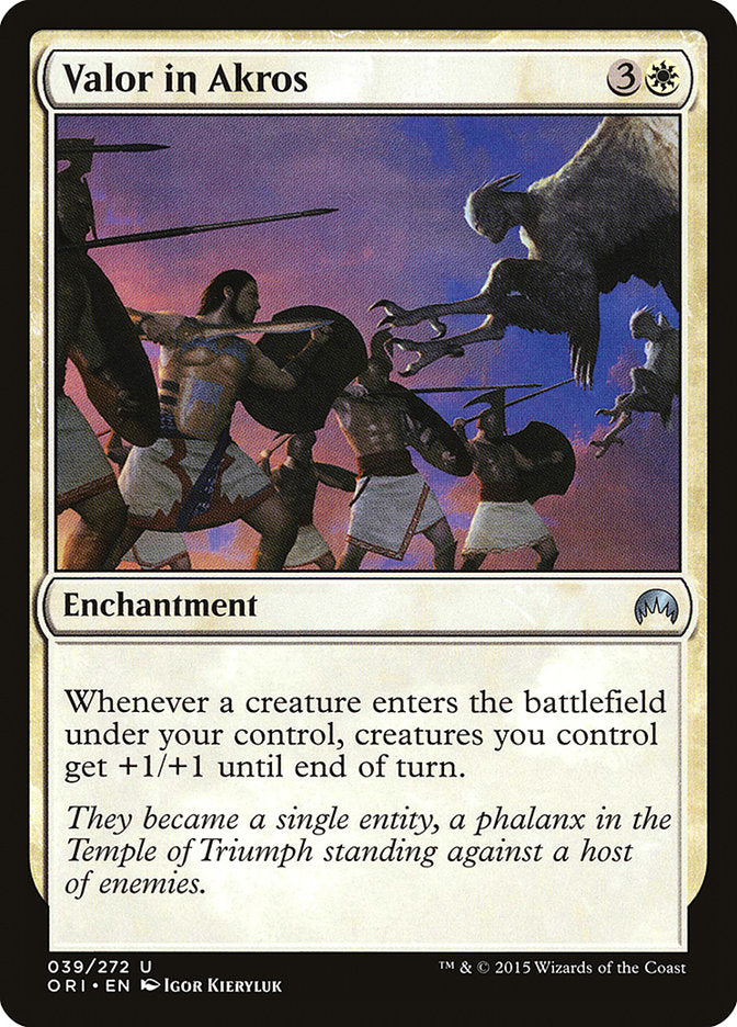 Valor in Akros [Magic Origins] | Total Play