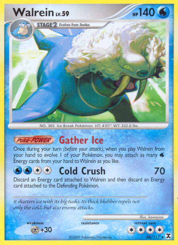 Walrein (36/111) [Platinum: Rising Rivals] | Total Play