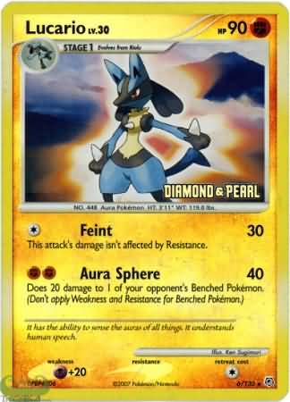 Lucario (6/130) [Burger King Promos: 2008 Collection] | Total Play