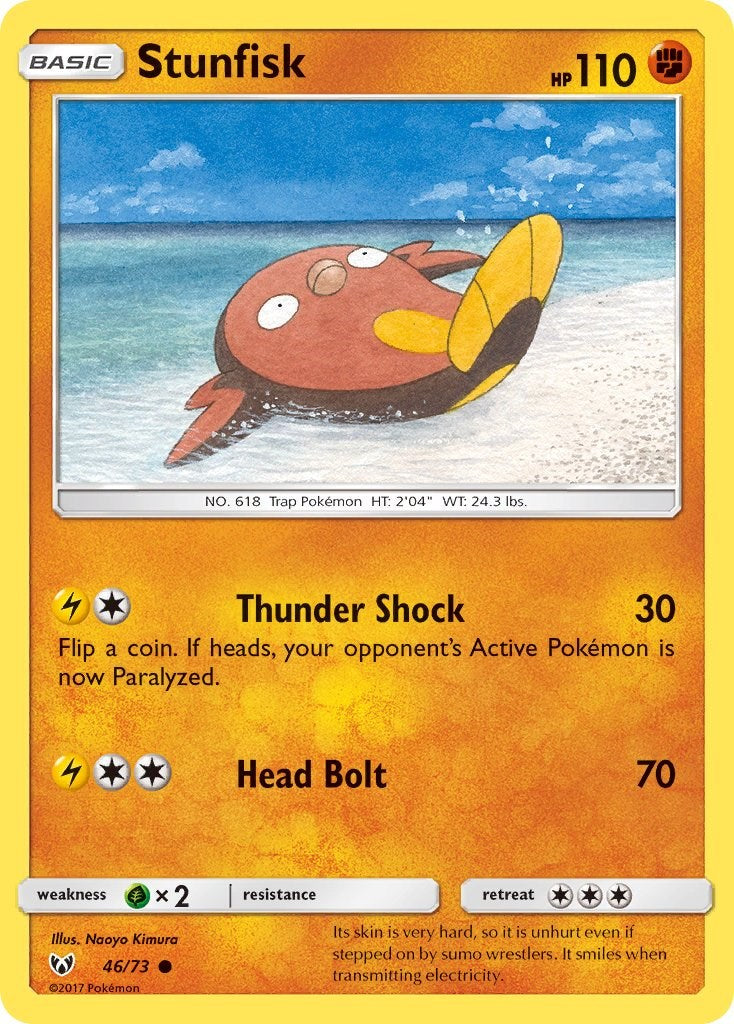 Stunfisk (46/73) [Sun & Moon: Shining Legends] | Total Play