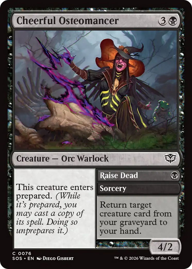 Cheerful Osteomancer [Secrets of Strixhaven] | Total Play