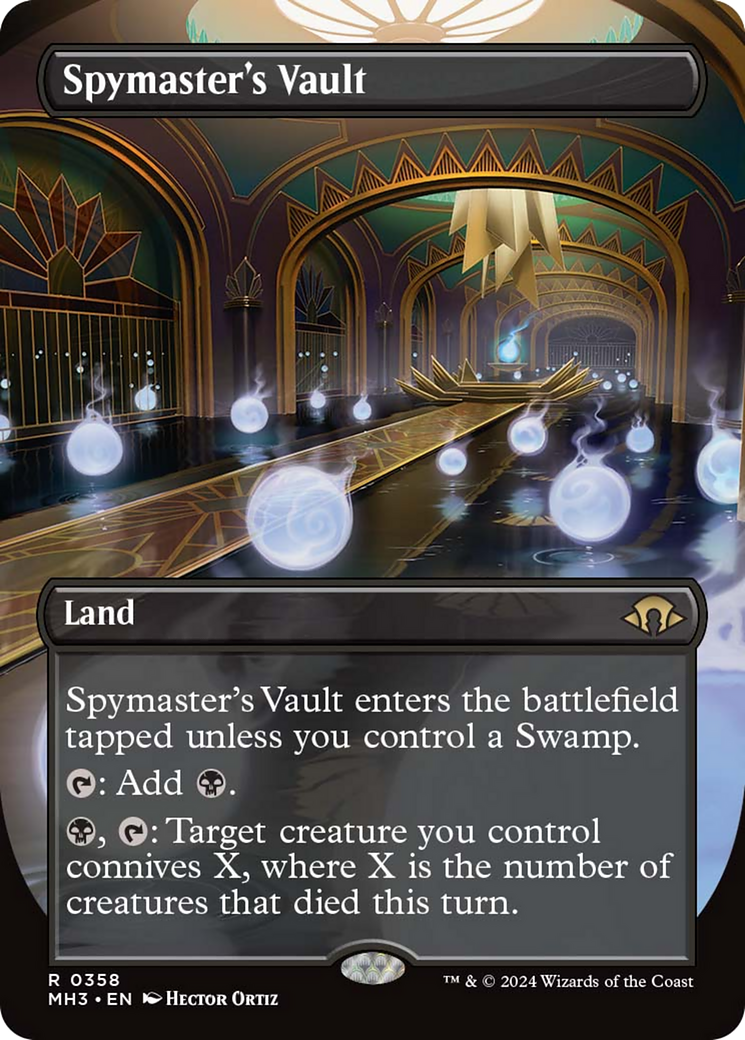 Spymaster's Vault (Borderless) [Modern Horizons 3] | Total Play