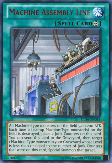 Machine Assembly Line (Red) [DL16-EN014] Rare | Total Play