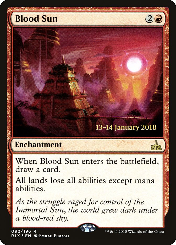 Blood Sun [Rivals of Ixalan Prerelease Promos] | Total Play