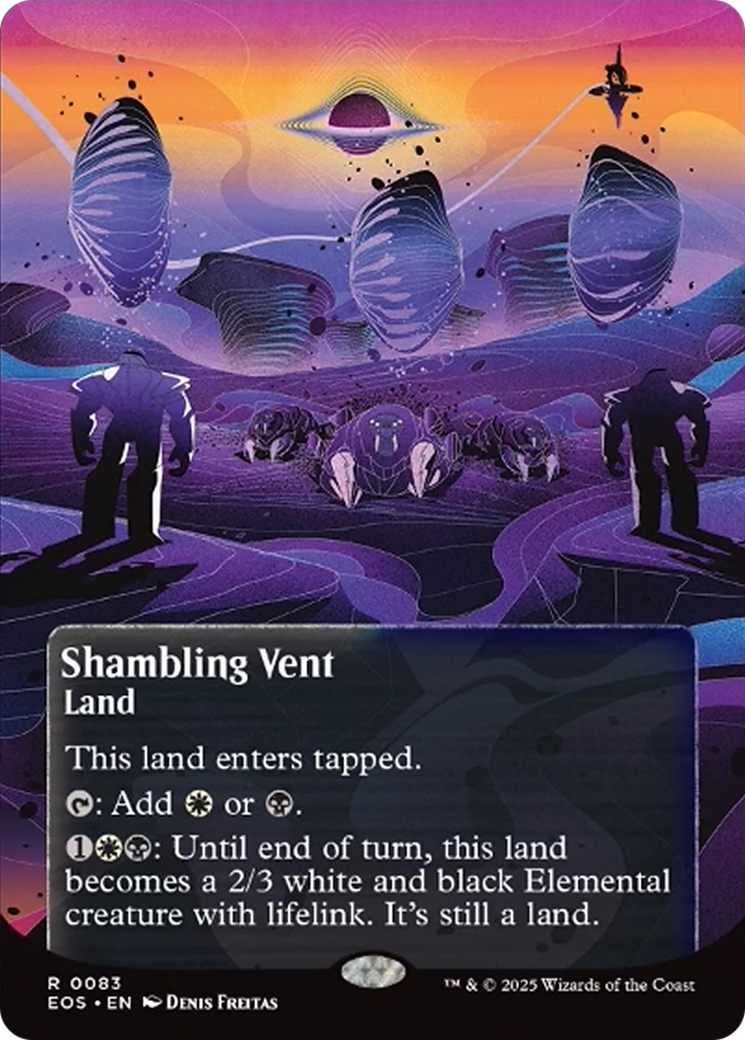Shambling Vent (0083) (Borderless) [Edge of Eternities: Stellar Sights] | Total Play