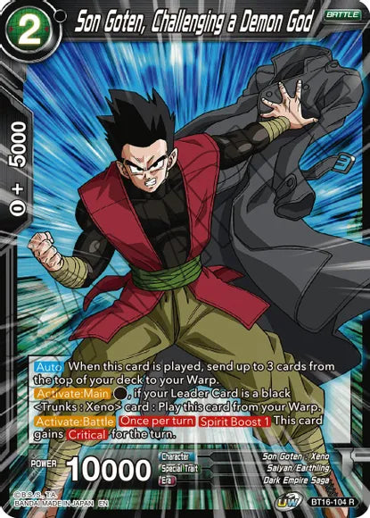 Son Goten, Challenging a Demon God (BT16-104) [Realm of the Gods] | Total Play