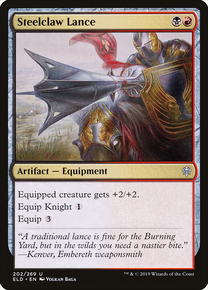Steelclaw Lance [Throne of Eldraine] | Total Play