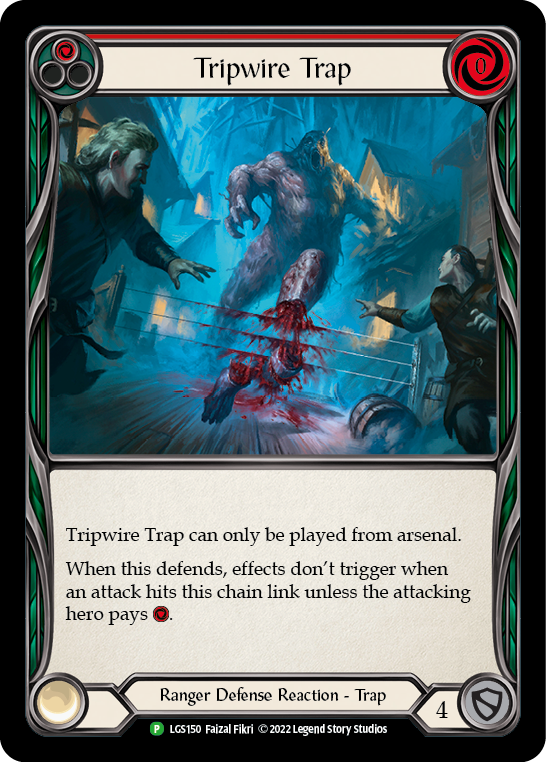 Tripwire Trap (Red) [LGS150] (Promo)  Rainbow Foil | Total Play