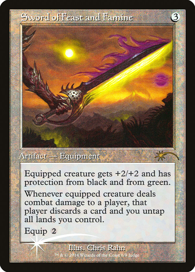 Sword of Feast and Famine [Judge Gift Cards 2014] | Total Play