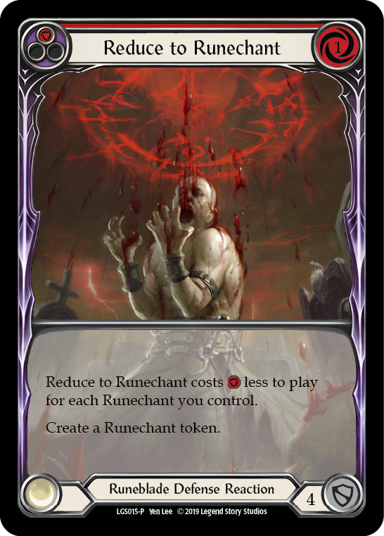 Reduce to Runechant (Red) [LGS015-P] (Promo)  1st Edition Normal | Total Play