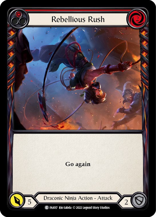 Rebellious Rush (Red) [FAI017] (Uprising Fai Blitz Deck) | Total Play
