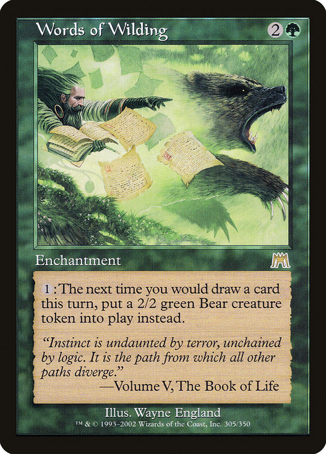 Words of Wilding [Onslaught] | Total Play