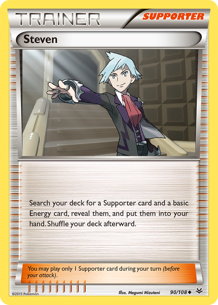 Steven (90/108) [XY: Roaring Skies] | Total Play