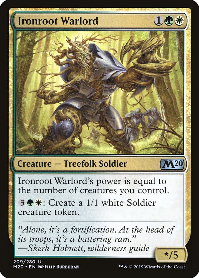 Ironroot Warlord [Core Set 2020] | Total Play