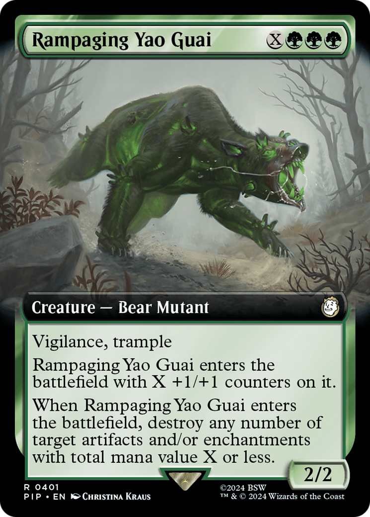 Rampaging Yao Guai (Extended Art) [Fallout] | Total Play