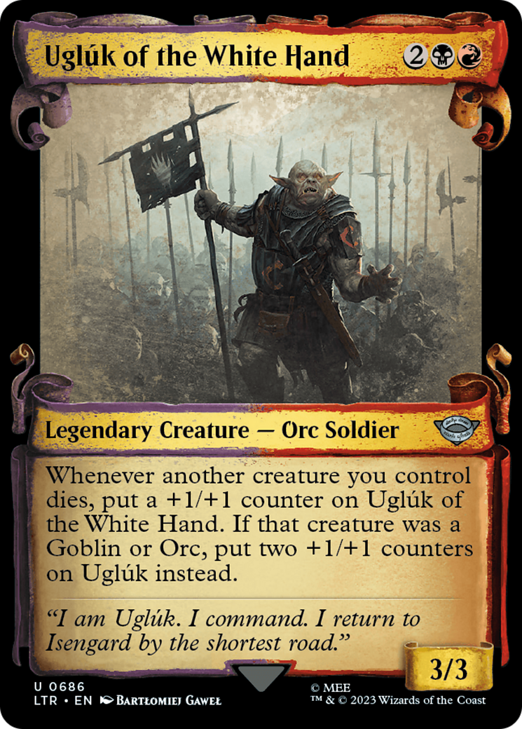 Ugluk of the White Hand [The Lord of the Rings: Tales of Middle-Earth Showcase Scrolls] | Total Play