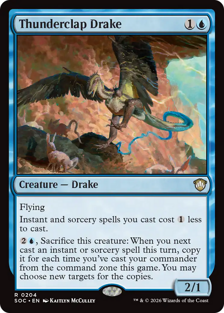 Thunderclap Drake [Secrets of Strixhaven Commander] | Total Play