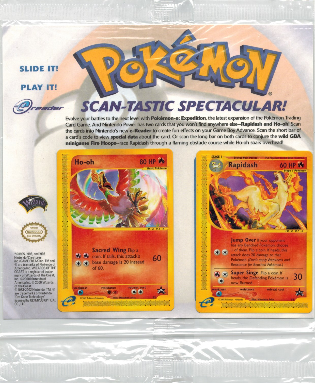 Scan-Tastic Spectacular - Promo Pack (Ho-oh & Rapidash) | Total Play