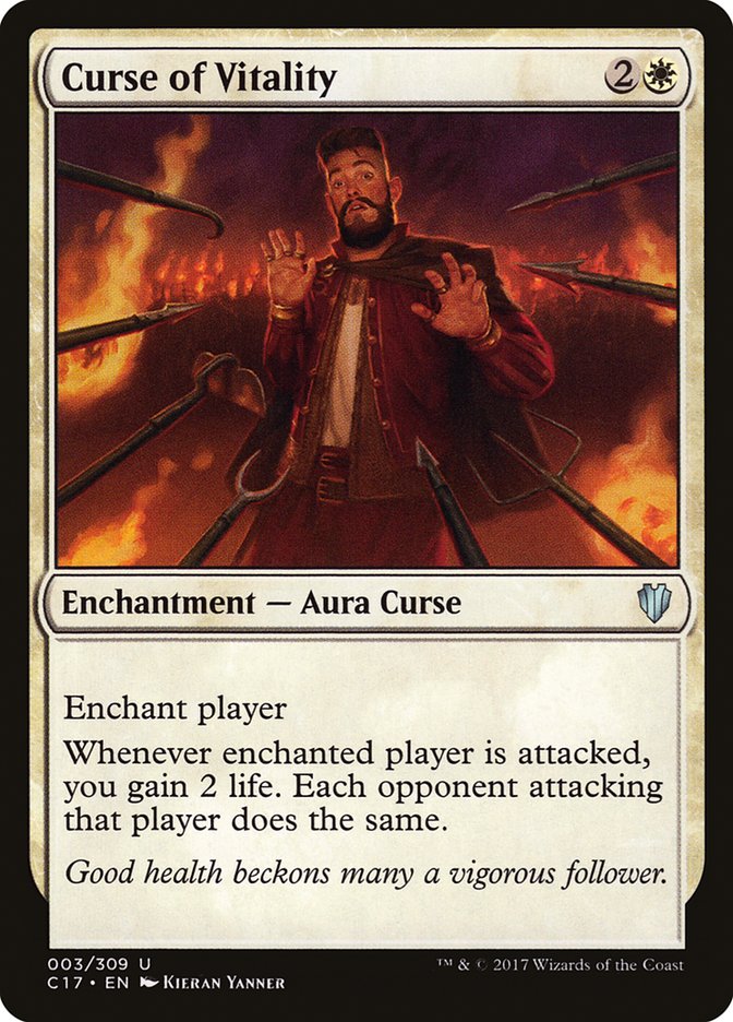 Curse of Vitality [Commander 2017] | Total Play