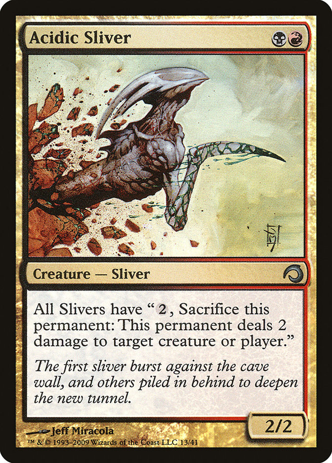 Acidic Sliver [Premium Deck Series: Slivers] | Total Play
