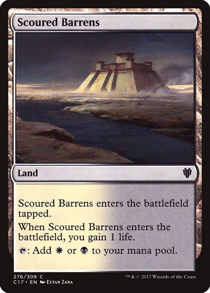 Scoured Barrens [Commander 2017] | Total Play