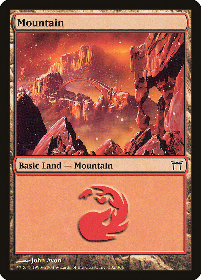 Mountain (302) [Champions of Kamigawa] | Total Play
