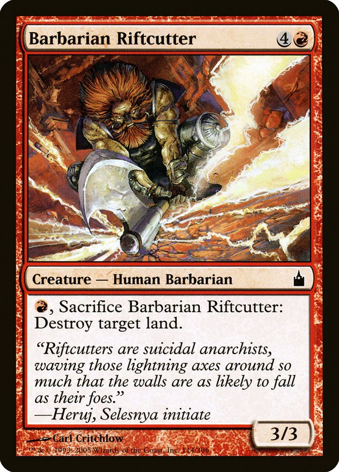 Barbarian Riftcutter [Ravnica: City of Guilds] | Total Play