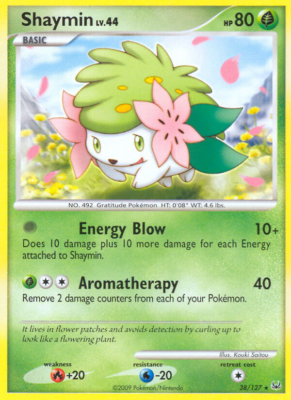 Shaymin (38/127) (Theme Deck Exclusive) [Platinum: Base Set] | Total Play