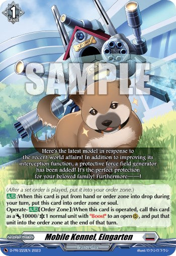 Mobile Kennel, Eingarten (D-PR-/222EN) [D Promo Cards] | Total Play