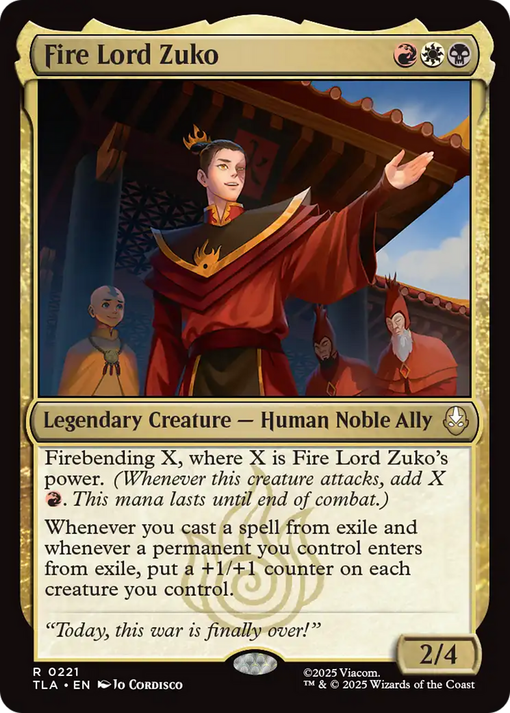 Fire Lord Zuko [Avatar: The Last Airbender] | Total Play
