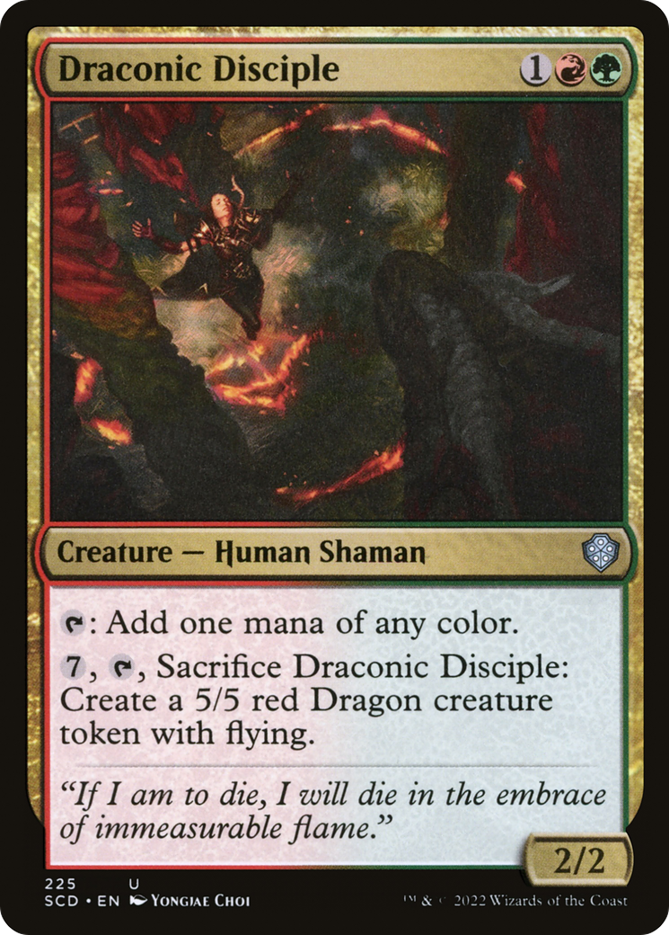 Draconic Disciple [Starter Commander Decks] | Total Play
