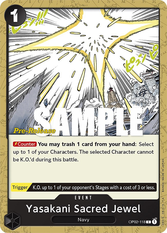 Yasakani Sacred Jewel [Paramount War Pre-Release Cards] | Total Play